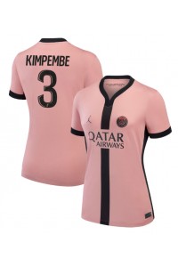 Paris Saint-Germain Presnel Kimpembe #3 Fotballdrakt Tredje Klær Dame 2024-25 Korte ermer